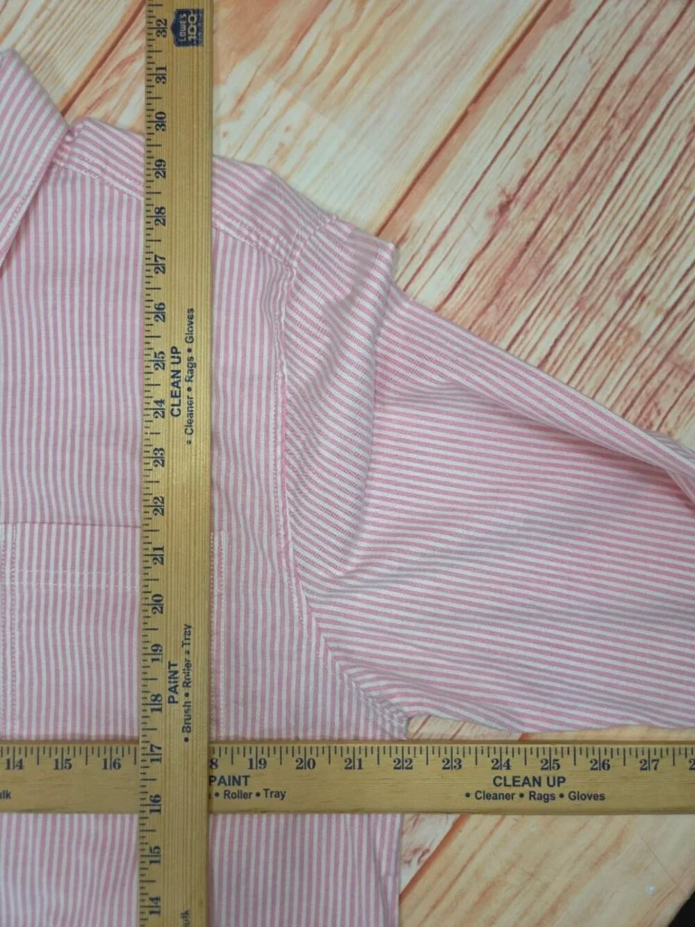 Tommy Bahama Pink Striped Long Sleeve Button-Down Shirt Medium - Picture 8 of 8